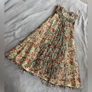 {NANETTE LEPORE} Silk Fauna Maxi Gown Dress